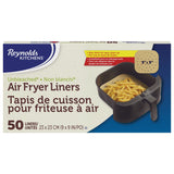 Reynolds Kitchens Unbleached Non-Stick Air Fryer Liners, 50-pc image 2