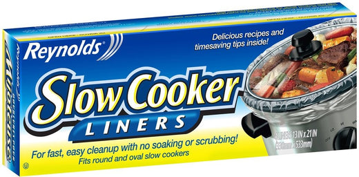 Reynolds Slow Cooker Aluminum Liners, 6.1-L, 4-pk