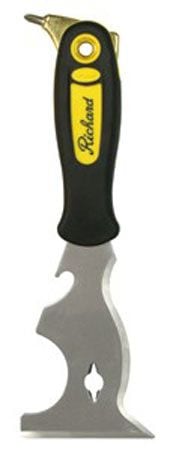 Richard 12-in-1 Multi-Purpose Carbon Steel Paint Scraper/Putty Knife Tool with Screw Bit