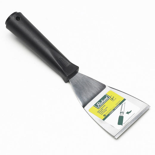 Richard Bent Chisel Scraper with Threaded Handle For Extension Pole, Stainless Steel, 3-in