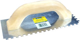 Richard Steel Square-Notch Adhesive Trowel For Ceramic Tile & Flooring, 1/4 x 9-in