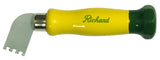 Richard Tungsten Steel Carbide-Tipped Grout Remover Tool with Notched Blade & Plastic Handle