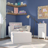 RiverRidge Home Somerset Single Door Bathroom & Laundry Storage Cabinet with Drawer & Adjustable Shelf, White image 7