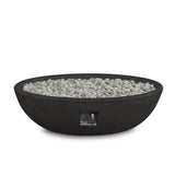Riverside Oval Concrete Propane Fire Pit in Shale, 48-in image 2