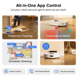 Roborock Q7 L5 2-in-1 Robot Cordless Vacuum & Mop Cleaner, Pet-Friendly, App Controlled, Includes Charging Dock, White image 4