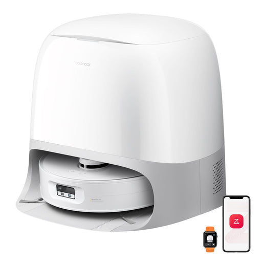 Roborock Qrevo Curv 2 Flow Robot Vacuum & Mop featuring 20,000 Pa suction, a 220 RPM roller mop, and advanced LiDAR navigation.
