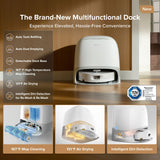 Roborock Qrevo Curv 2 Flow Robot Vacuum & Mop featuring 20,000 Pa suction, a 220 RPM roller mop, and advanced LiDAR navigation. image 4