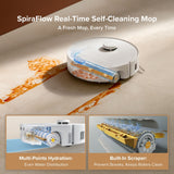 Roborock Qrevo Curv 2 Flow Robot Vacuum & Mop featuring 20,000 Pa suction, a 220 RPM roller mop, and advanced LiDAR navigation. image 5
