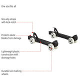 RollerGard Hockey Skate Guards with Wheels, Black image 2