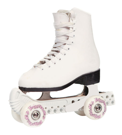 RollerGard Rolling Figure Skate Guards, White, One Size