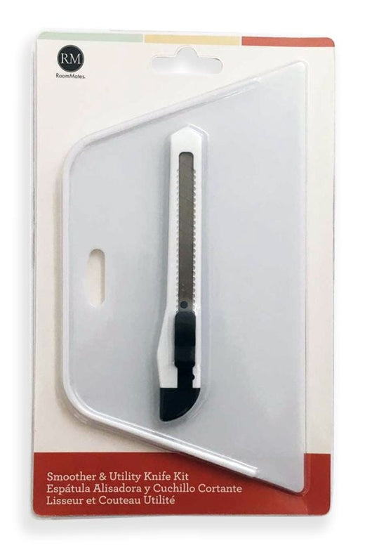 RoomMates Wallpaper Smoother and Knife Kit, White