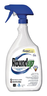 RoundUp Ready-to-Use Herbicide Grass & Weed Control/Killer with Fast Fact Foam, 1-L image 2