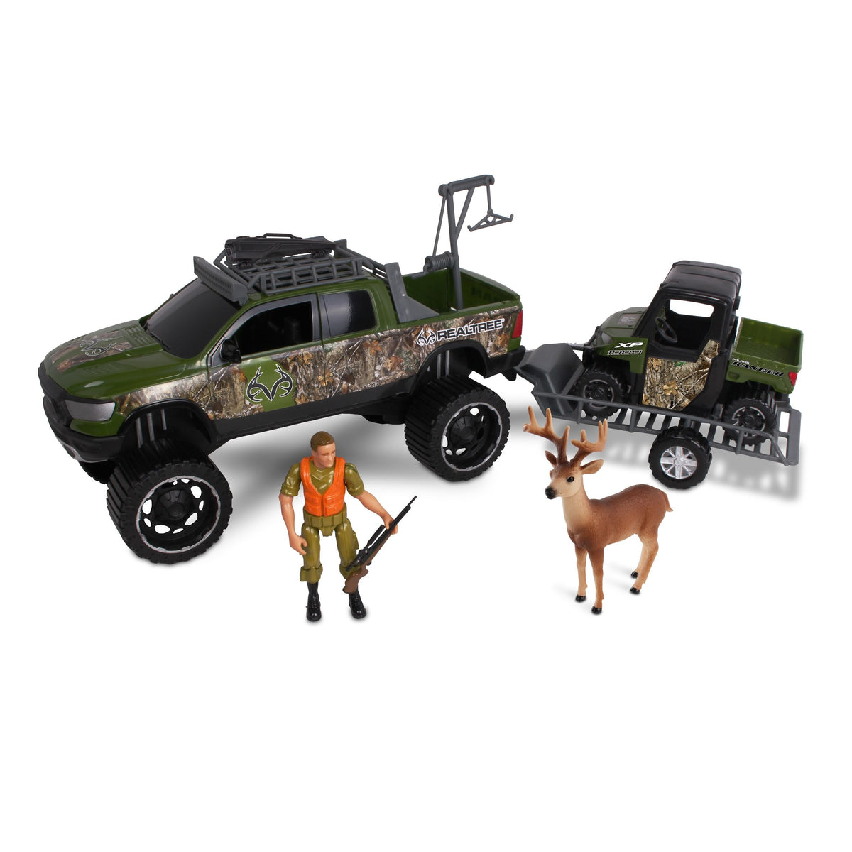 RT Ram 1500 Rebel with Polaris Ranger Playset, 9-pc
