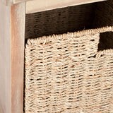 Safavieh Lonan Wicker Storage Bench, Grey Wash/White, 16.1-in x 47-in x 19.9-in image 5