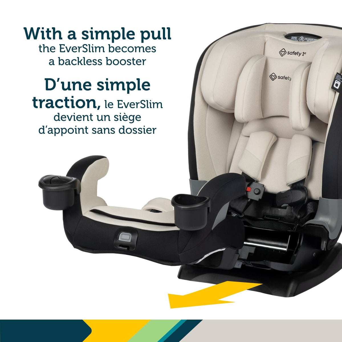 Safety 1st EverSlim All-in-One Dunes Edge Convertible Child Car Seat