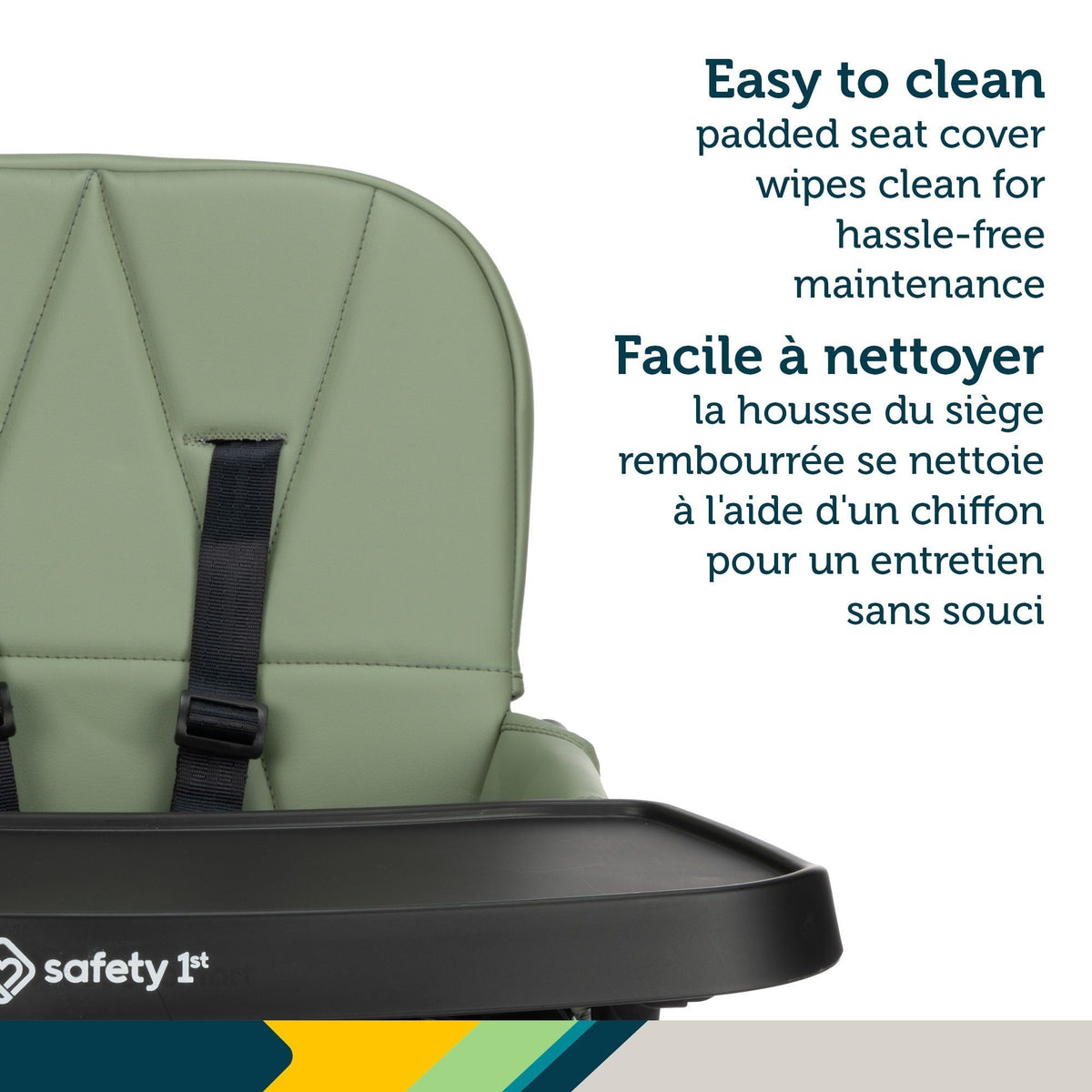 Safety 1st Lily Compact Foldable Mineral Green High Chair