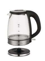 Salton Cordless Electric Glass Kettle with Auto Shut Off, Black/Stainless Steel, 1.7-L image 7