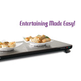 Salton Stainless Steel Cordless Hotray Warming Tray, 1000 W, 23-3/4-in image 6