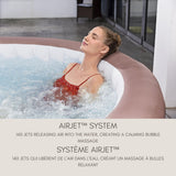 Salu Spa Hawaii Smart AirJet 6-Person Terracotta Round Spa, 77-in x 28-in image 5