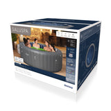 Salu Spa Santorini Grey 7-Person Luxe HydroJet Pro Round Smart Spa, 85-in x 31.5-in image 4