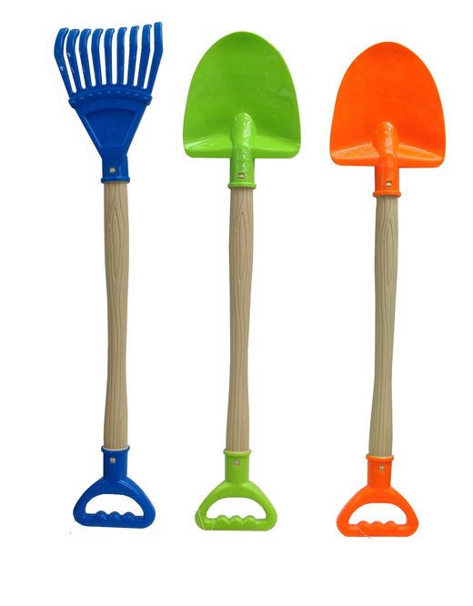 Sand Plastic Garden Shovel, Blue/Green/Orange, Assorted, Ages 2+, for Summer/Beach Activities