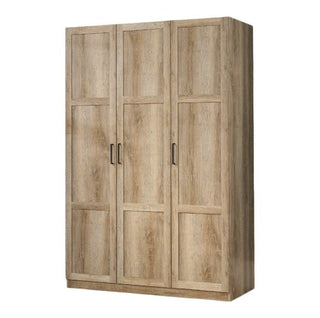 Sauder 3 Door Wardrobe, Shaker Oak