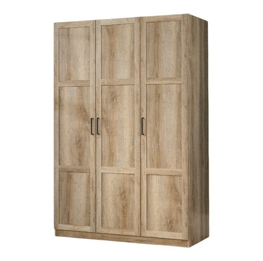 Sauder 3 Door Wardrobe, Shaker Oak