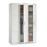 Sauder 3 Door Wardrobe Shaker, White image 3