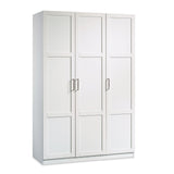 Sauder 3 Door Wardrobe Shaker, White image 5