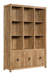 Sauder Cannery Bridge 3-Door Bookcase/Bookshelf Storage Cabinet, Sindoori Mango Finish