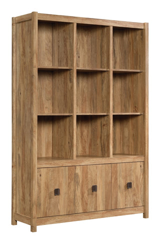 Sauder Cannery Bridge 3-Door Bookcase/Bookshelf Storage Cabinet, Sindoori Mango Finish