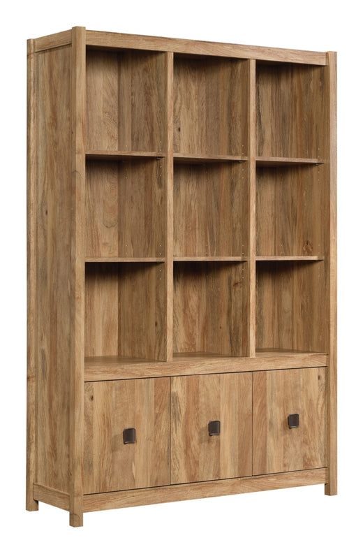 Sauder Cannery Bridge 3-Door Bookcase/Bookshelf Storage Cabinet, Sindoori Mango Finish