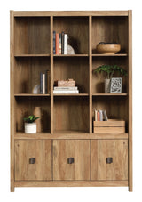 Sauder Cannery Bridge 3-Door Bookcase/Bookshelf Storage Cabinet, Sindoori Mango Finish image 2