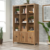 Sauder Cannery Bridge 3-Door Bookcase/Bookshelf Storage Cabinet, Sindoori Mango Finish image 6