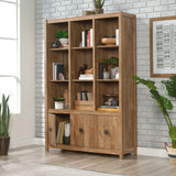 Sauder Cannery Bridge 3-Door Bookcase/Bookshelf Storage Cabinet, Sindoori Mango Finish image 7