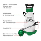 Scotts Elite 7V Lithium-Ion Battery Powered Garden Pump Sprayer, 9.09-L image 2