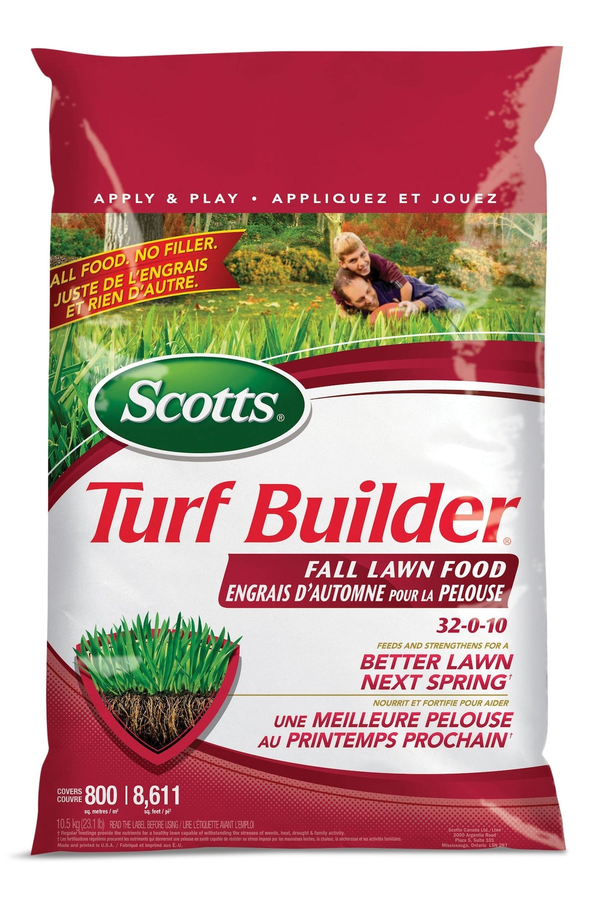 Scotts Turf Builder Fall Lawn Fertilizer, 10.5-kg