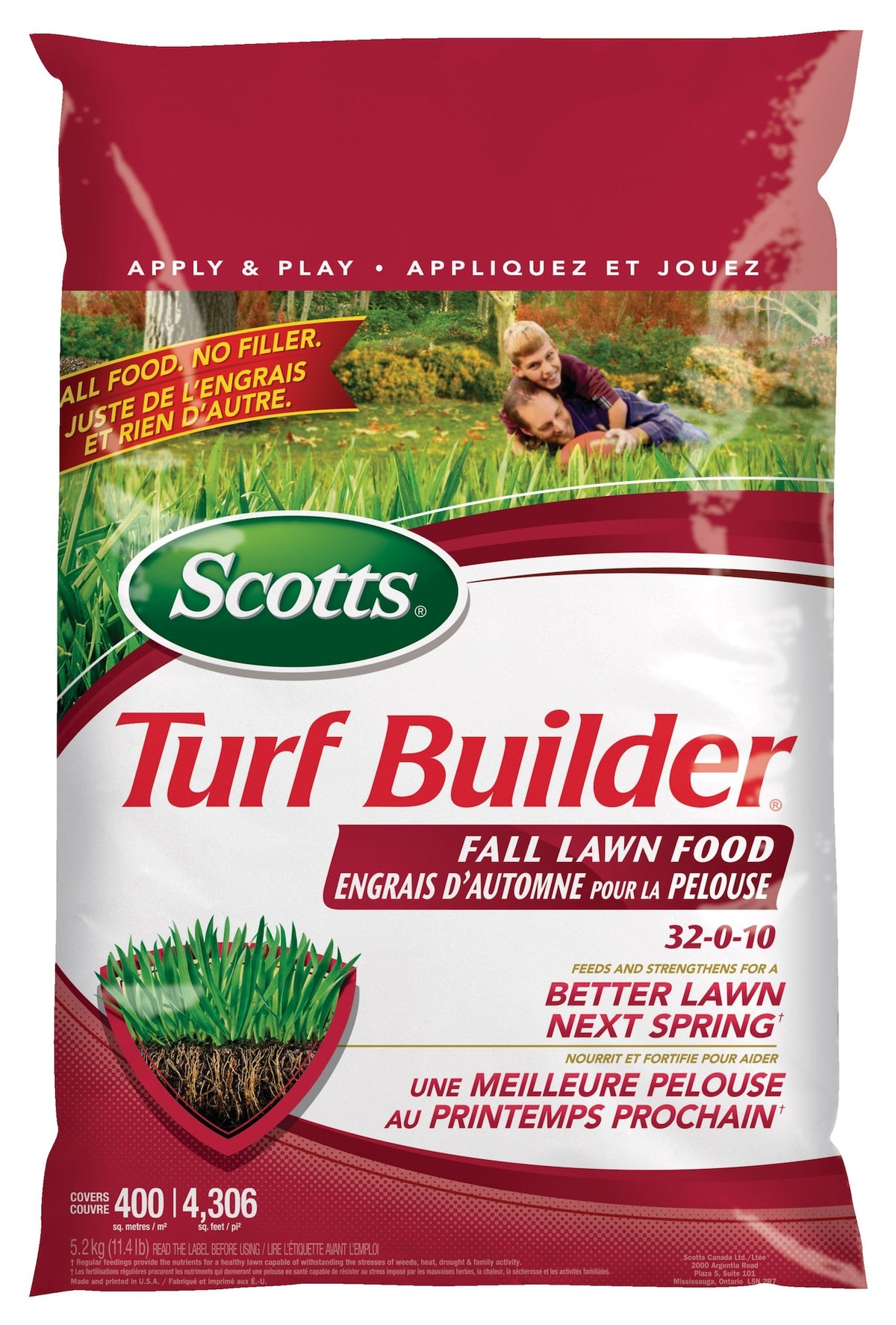 Scotts Turf Builder Fall Lawn Fertilizer, 5.25-kg