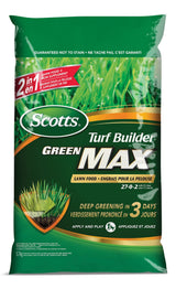 Scotts Turf Builder Green MAX Lawn Fertilizer, 27-0-2, 350-m2