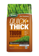 Scotts Turf Builder Quick + Thick Grass Seed Tough & Resilient Mix, 12-0-0, 1.2-kg image 2