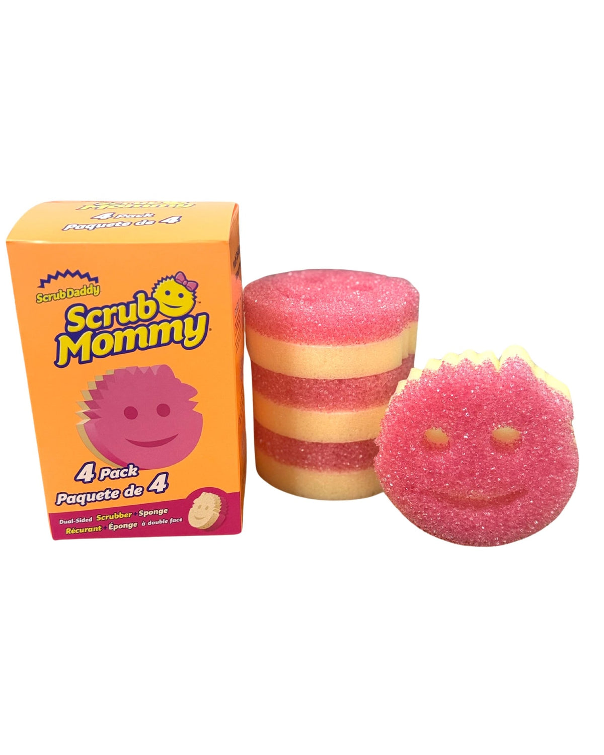 Scrub Mommy All Purpose Dual-Sided Scrubber & Cleaning Sponge, 4-pk