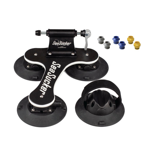 SeaSucker Talon MAX Bike Rack with HUSKE Plugs, Black