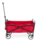 Seina Outdoor Collapsible Folding Utility Wagon with Cup Holders, 150-lb Capacity image 6