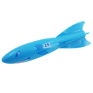 Shark Torpedo Beast Underwater Pool Diving Toys, Multi-Coloured, Assorted, 4-pk, Ages 3+, for Beach/Pool Fun Activities