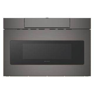 Sharp Black Stainless Steel Microwave Drawer Oven, 24-in