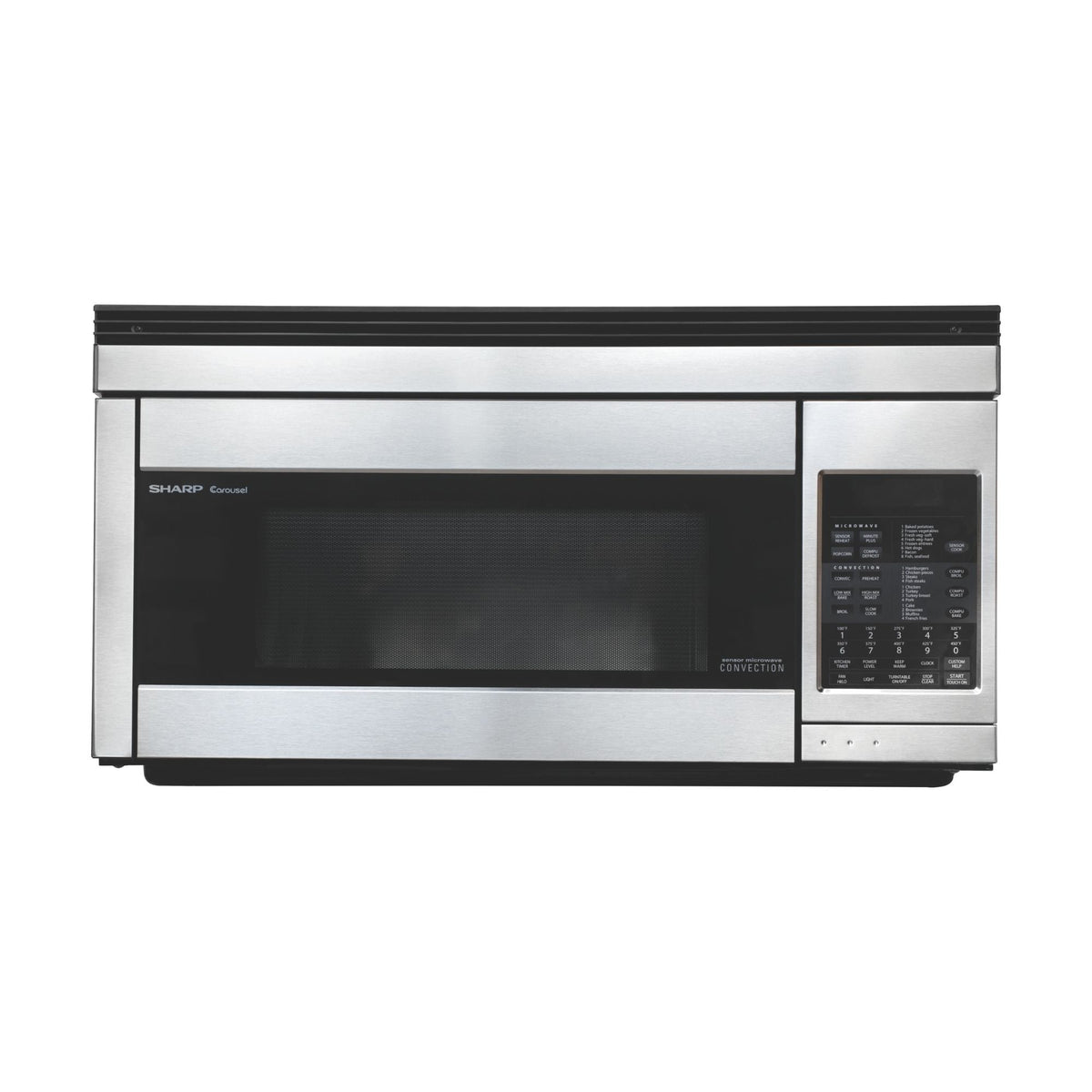 Sharp Carousel Over-the-Range Microwave Oven, 1.1-cu-ft