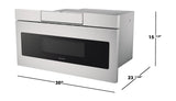 Sharp Microwave Drawer Oven with Hidden Control Panel, 30-in image 8