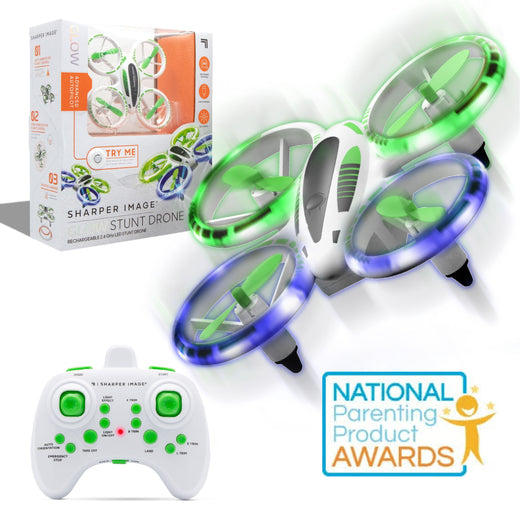 Sharper Image Drone Stunt Glow LED 5inch