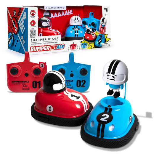 Sharper Image Road Rage Speed Bumper Remote Controlled Car Toy, 2-pk