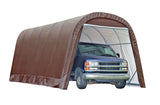 ShelterLogic Heavy Duty Waterproof Round Style Auto Shelter with UV Protection, 12x24x10-ft image 2